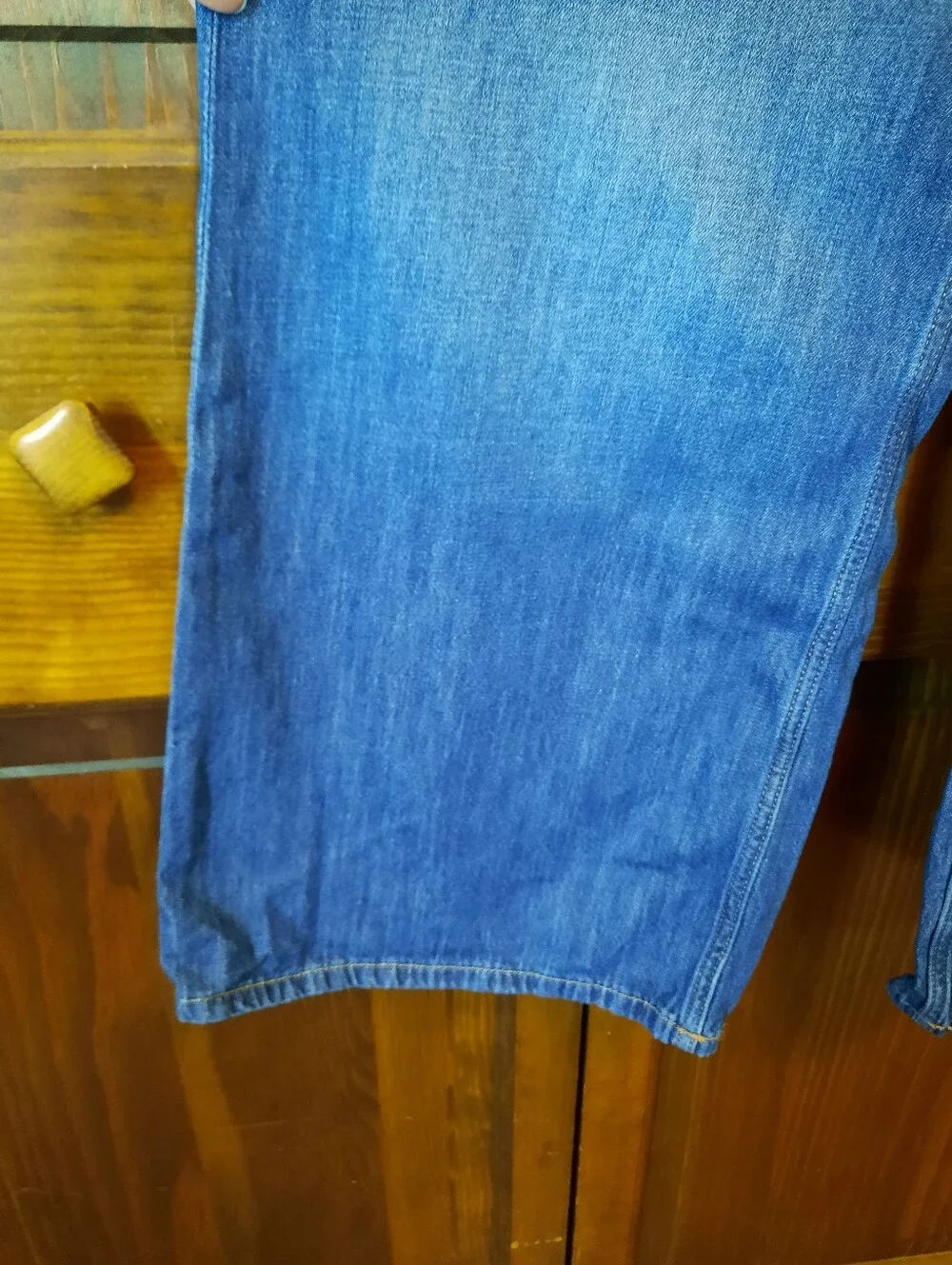 🛍 H&M Divided Cotton Blend Dark Wash Mid-rise Wide Leg Denim Jeans Size 4